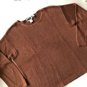 DNKY Oversized Linen Sweater
